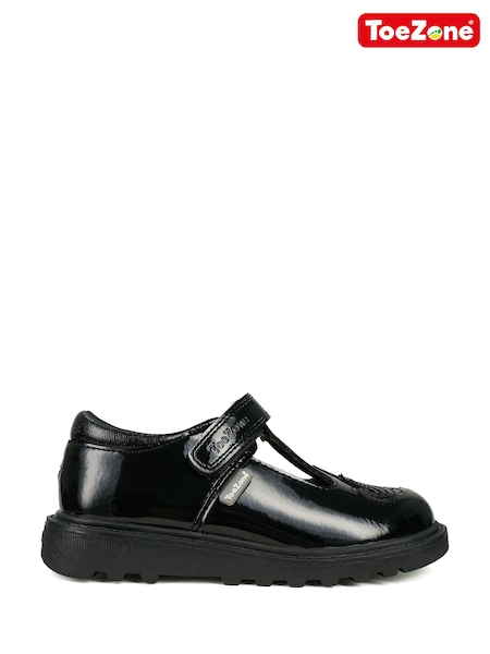 Toezone Girls Elevate School With Ellie Unicorn Black Shoes (AD5400) | €41 - €47