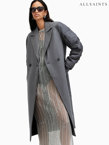 AllSaints Grey Paulah Coat (AD5414) | 22,770 UAH