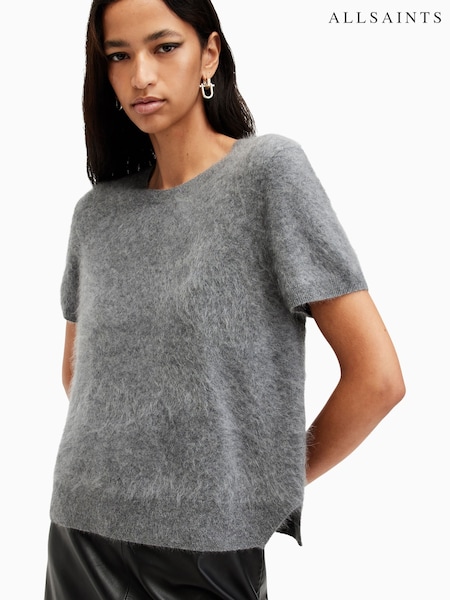 AllSaints Grey Rebel T-Shirt (AD5418) | $470