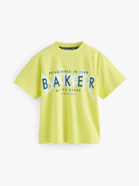 Baker by Ted Baker Graphic 100% Cotton T-Shirt (AD5507) | €21 - €29