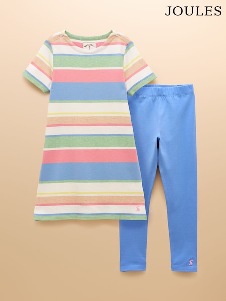 Joules Harbour Pink Dress and Legging Set (AD5511) | €42 - €47