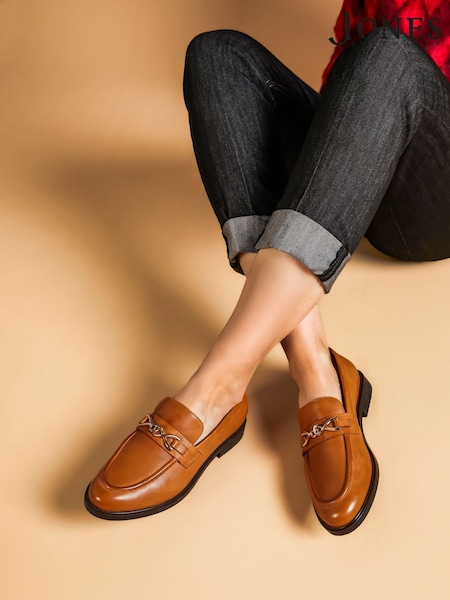 Jones Bootmaker Mari Leather Loafers (AD5607) | ₪448