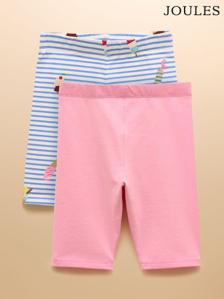 Azul/rosa - Joules Cartwheel Pack Of Two Cycling Shorts (AD5613) | 20 € - 23 €
