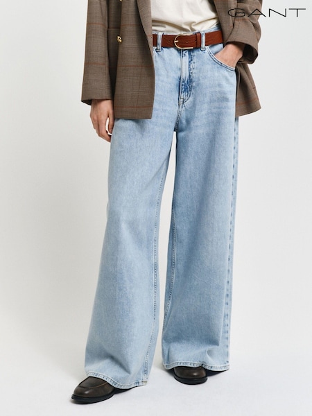 GANT Blue Wide Crease 100% Cotton Jeans (AD5634) | €99