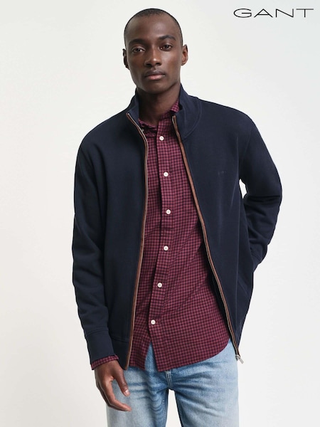 GANT Sacker Rib Full Zip 100% Cotton Cardigan (AD5792) | € 100