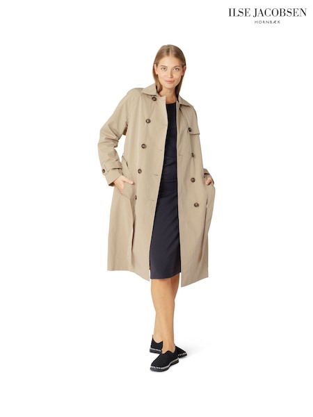 Ilse Jacobsen Beige Rainvision Trench Coat (AD5909) | ₪1,247