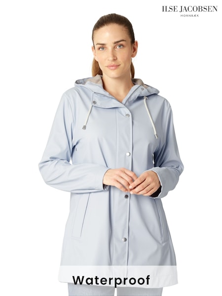 Ilse Jacobsen Straight Fit Lightweight Waterproof Rain Jacket (AD5911) | ₪553