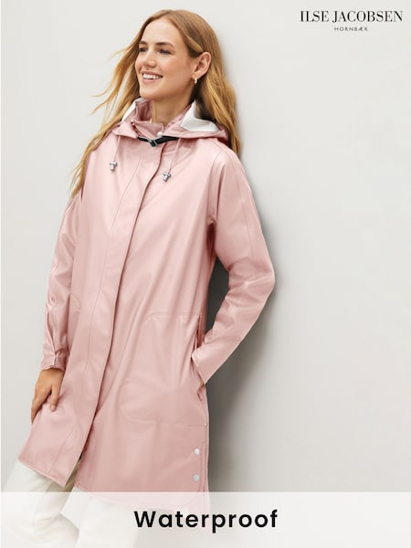 Ilse Jacobsen Loose Fit Waterproof A Shape Raincoat (AD5914) | €192