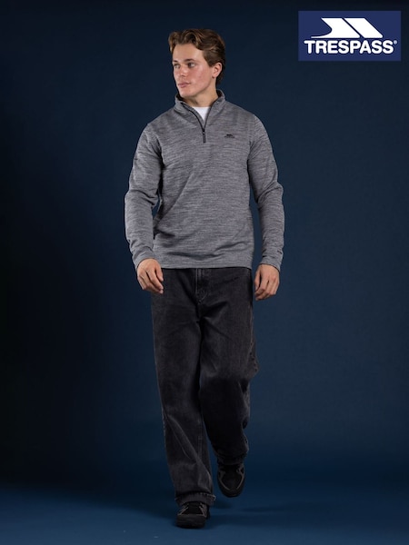 Trespass Male Grey Frimley At200 Fleece (AD5959) | ‏161‏₪