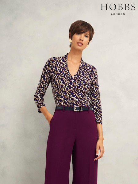 Roxa - Hobbs Aimee Printed Top (AD6310) | R$ 445