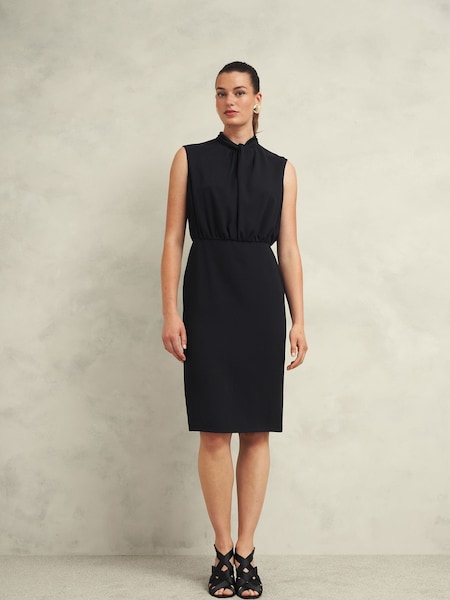 Hobbs Black Camille Dress (AD6320) | 393 QAR