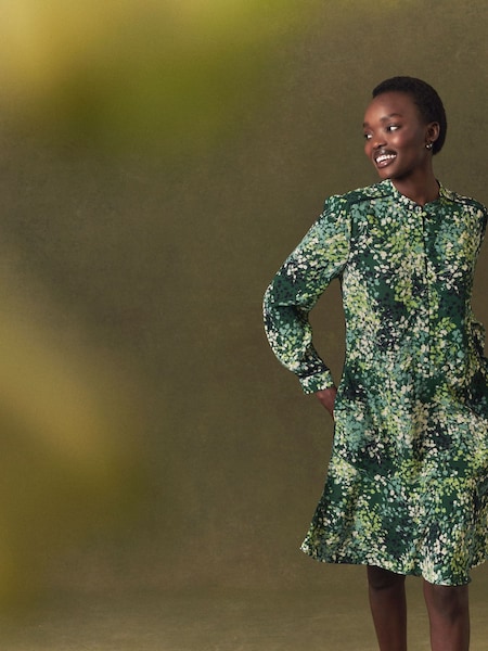 Hobbs Green Nelle Dress (AD6322) | €178