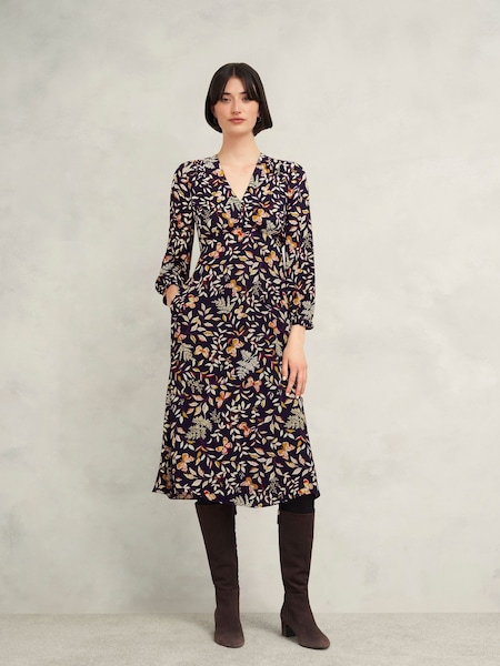 Hobbs Blue Zainah Dress (AD6336) | €216