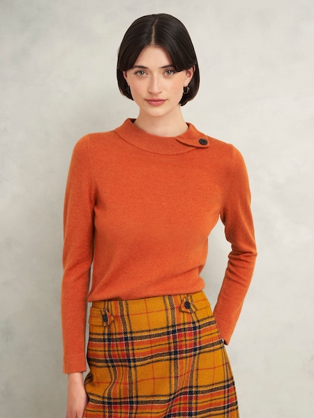 Hobbs Orange Talia Jumper (AD6342) | €146