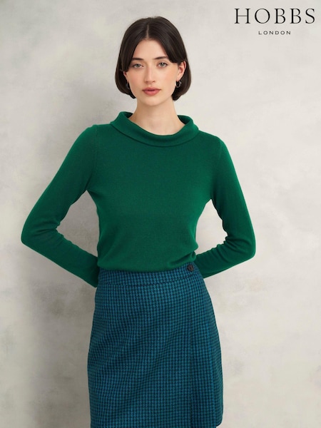 Hobbs Dark Green Audrey Jumper (AD6353) | €121