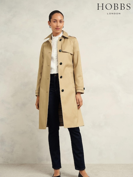 Hobbs Brown Petite Hallie Trench Jacket (AD6358) | €282