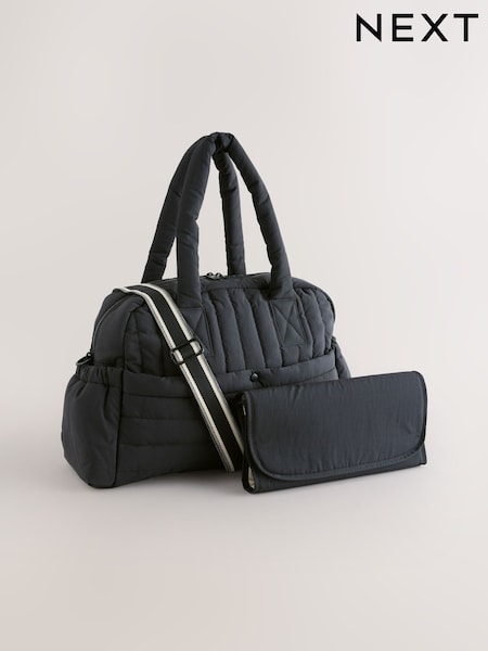 Noir - Sac à langer Bébé matelassé