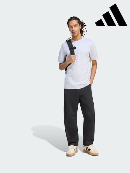 Grey - Regular Adidas Z.n.e. T-shirt