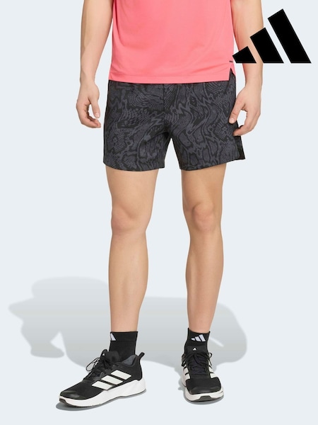 Grå - Regular Adidas D4t Primelift Aop Shorts