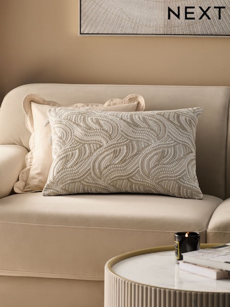 Cut Velvet Spot Cushion (AD6820) | 205 zł