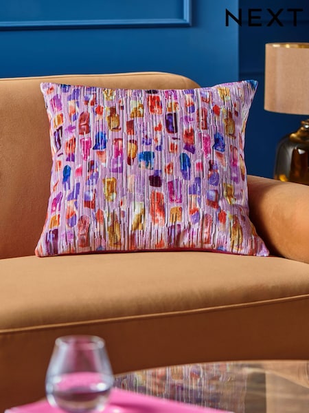 Velvet Geo Cushion (AD6834) | ‏118 ر.ق.