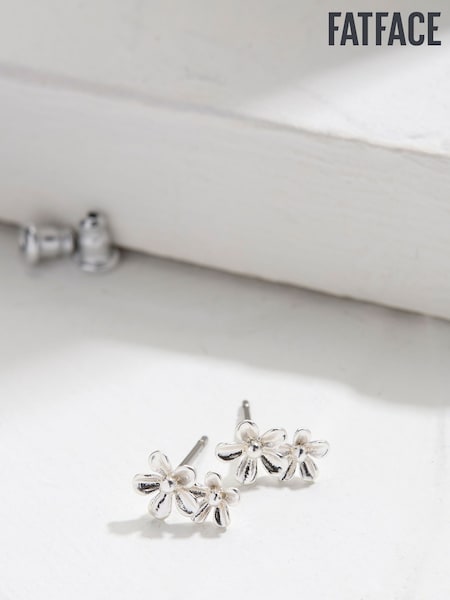 FatFace Double Flower Stud Earrings (AD6860) | 63 LEI
