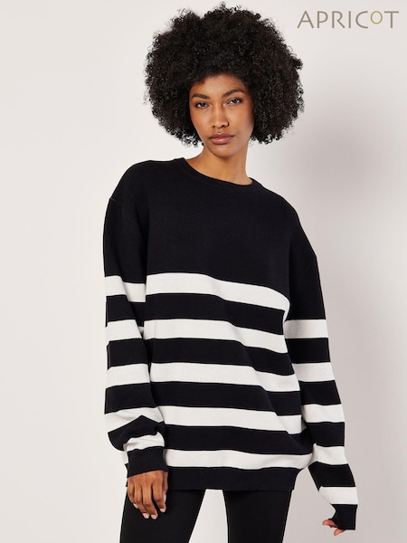 Apricot Black Model Chunky Stripe Jumper (AD6879) | €27