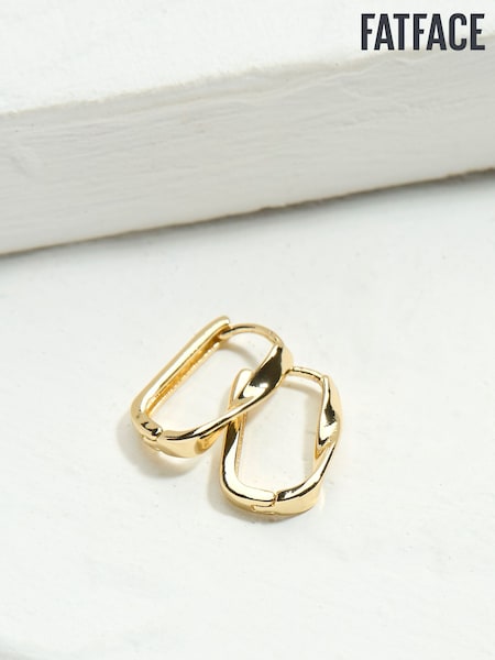 FatFace Twist Oval Hoop Earrings (AD6895) | ‏53‏₪