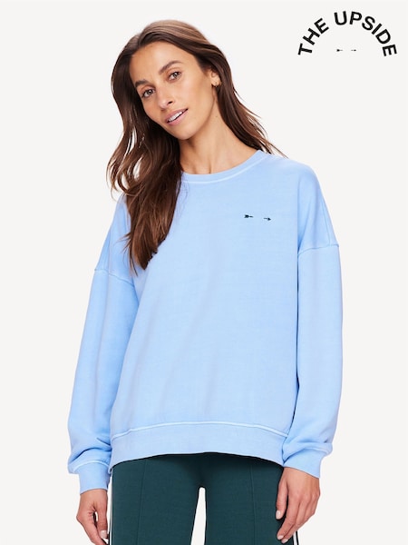 The Upside Blue One Love Club Coolum Crew Jumper (AD6917) | 544 QAR