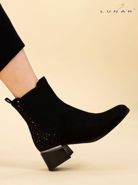 Lunar Bluebell Black Ankle Boots (AD7135) | €93