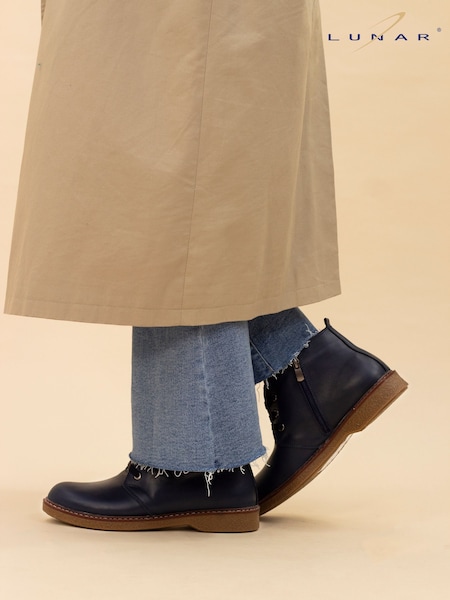 Lunar Claire II Leather Boots (AD7151) | AED218