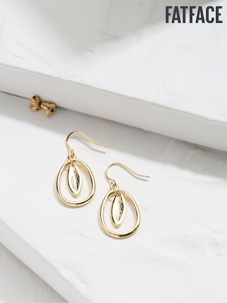 FatFace Gold Tone Pendant Drop Earrings (AD7173) | € 19