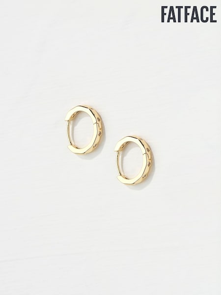 FatFace Gem Huggie Hoops Earrings (AD7177) | ‏63‏₪