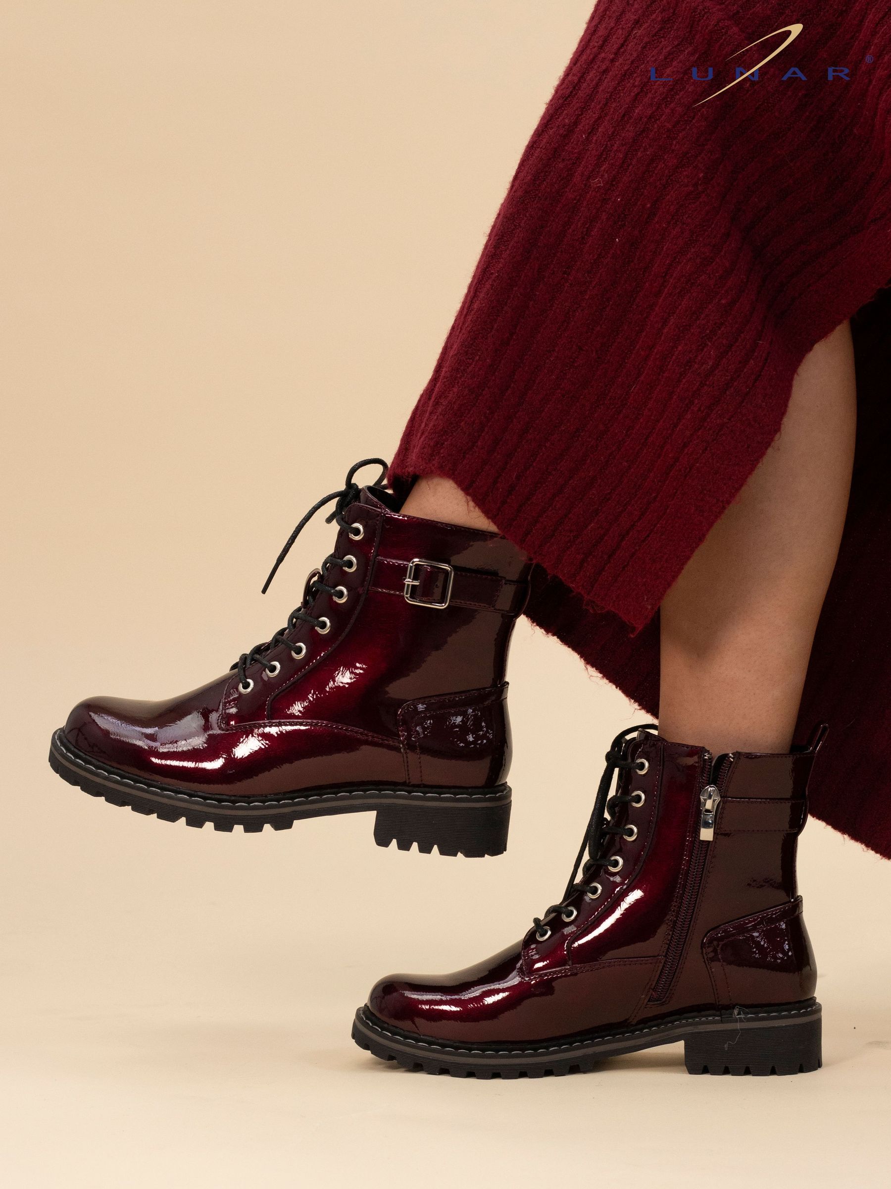 Next burgundy boots shop
