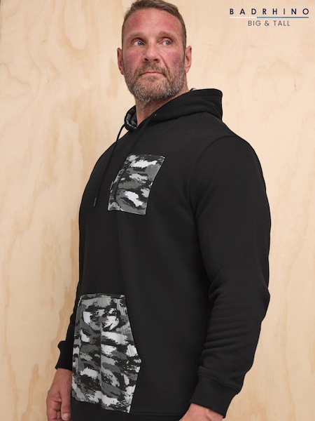 Badrhino Big & Tall Utility Hoodie (AD7383) | ‏181‏₪