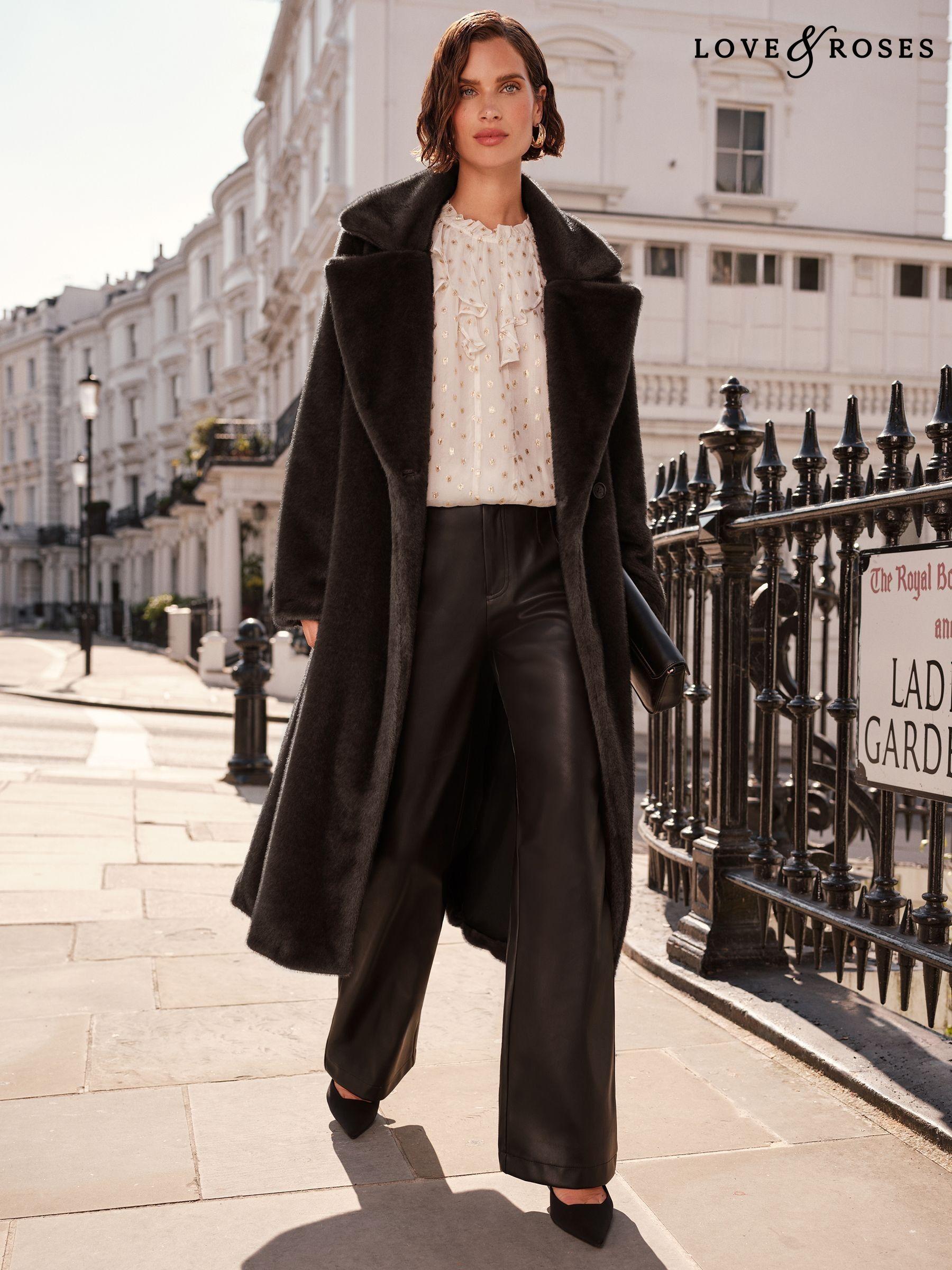 Womens Faux Fur Coats Jackets Fluffy Coats Jackets Next Luxembourg