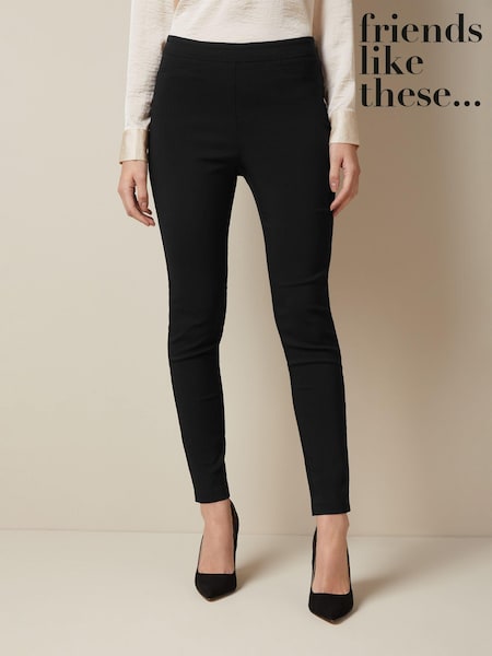 Friends Like These Black Sculpting Stretch Trousers (AD7557) | €34