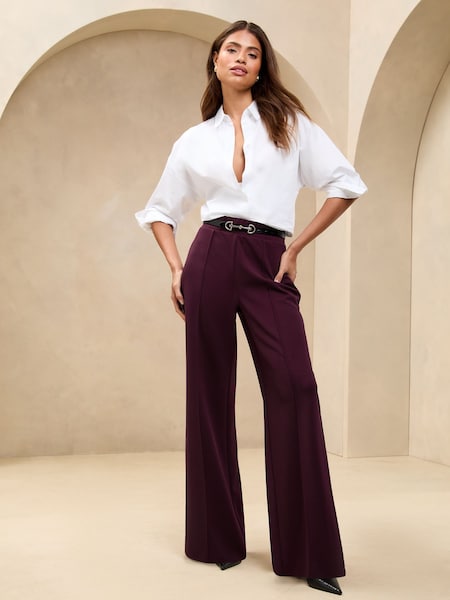 Lipsy High Waist Wide Leg Tailored Trousers (AD8026) | 166 LEI
