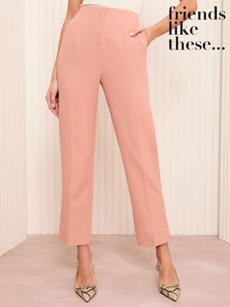 وردي - Friends Like These Tailored Tapered Ankle Grazer Trousers (AD8049) | ‏175 د.إ.‏