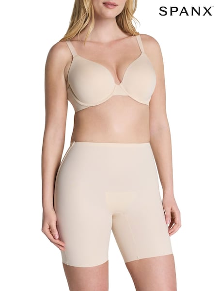 Nude - Spanx Spanxshape™ Suit Your Fancy Low-back Mid-thigh Shorts