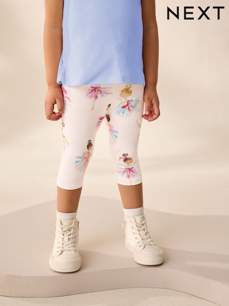 Pink Ballerina Printed Cropped Legging (6mths-7yrs) (AD8340) | €4 - €7