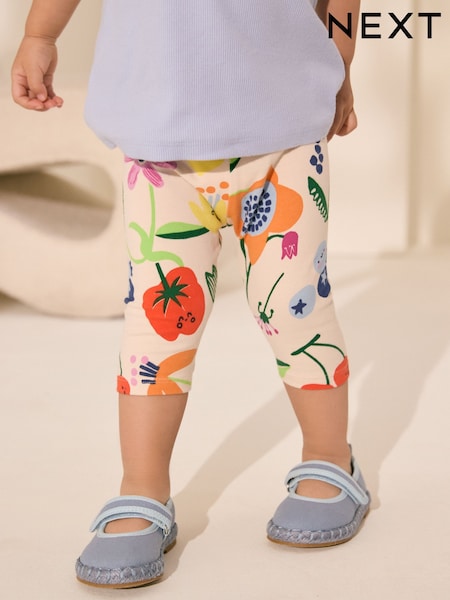 Yellow Fruit Character Printed Cropped Legging (3mths-7yrs) (AD8341) | $5 - $9