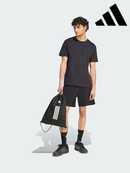 Black - Regular Adidas Kit Small Logo Shorts