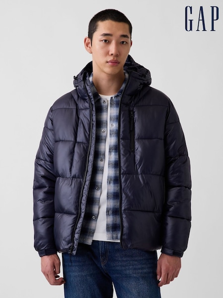 Ναυτικό - Regular Gap Heavyweight Puffer Jacket