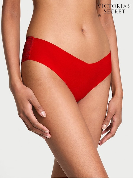 Victoria's Secret Lipstick Red Thong Heart Mesh Back Knickers (AD8634) | €10.50
