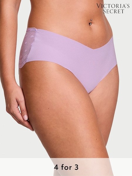 Victoria's Secret Charmed Violet Purple Hipster Heart Mesh Back Knickers (AD8650) | €10.50