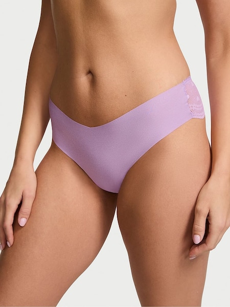 Victoria's Secret Charmed Violet Purple Thong Heart Mesh Back Knickers (AD8661) | €10.50