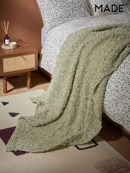 MADE.COM Mint Agda Boucle Textured Throw (AD8673) | €61