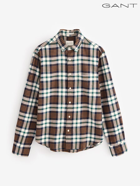 GANT 100% Cotton Regular Flannel Plaid Shirt (AD8767) | €79