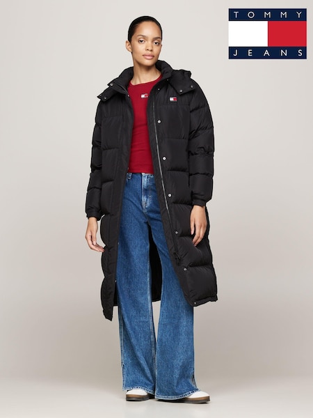 Musta - Tommy Jeans Alaska Long Puffer Jacket (AD8877) | €410